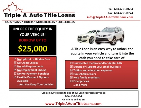Triple A Auto Title Loans