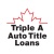 Triple A Auto Title Loans Logo