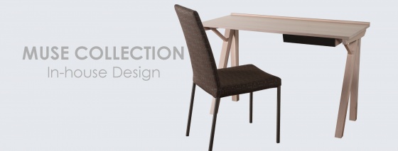 Creative Home Furnishings - Muse Collection - Barcelona Desk